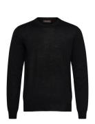 Miguel Roundneck Designers Knitwear Round Necks Black Oscar Jacobson