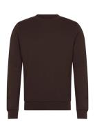 Mmgabel Crew Neck Sweat Tops Sweatshirts & Hoodies Sweatshirts Brown M...