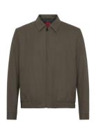 Hellys241F1X Designers Jackets Bomber Jackets Khaki Green HUGO