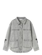 Nkfgloria Dnm Emb Jacket 7511-Za T Outerwear Jackets & Coats Denim & C...
