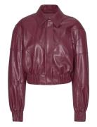 Bomber Jacket Bomberjakke Burgundy ROTATE Birger Christensen