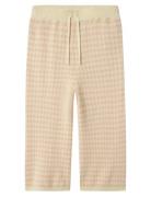 Nmfnadie Wide Knit Pant Lil Bottoms Trousers Pink Lil'Atelier