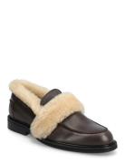 Loafer Shoes Flat Loafers Brown ANGULUS