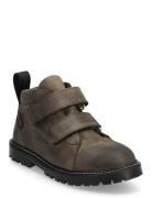 Shoes - Flat - With Velcro Boots Støvler Khaki Green ANGULUS