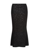 Ariana Skirt Skirts Knee-length & Midi Skirts Black Ida Sjöstedt