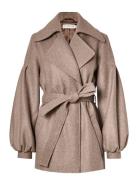 Vinnie Wool Jacket Uldjakke Jakke Brown Ida Sjöstedt