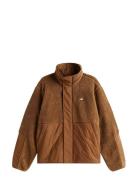 Tjm Essentl Mix Teddy Jacket Ext Tynd Jakke Brown Tommy Jeans