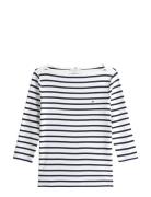 Slim Cody Boat-Nk 3/4Slv Tops T-shirts & Tops Long-sleeved Navy Tommy ...