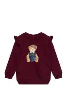 Ruffled Polo Bear Fleece Sweatshirt Tops Sweatshirts & Hoodies Sweatsh...