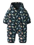 Nbmmay Suit Aop1 Outerwear Coveralls Snow-ski Coveralls & Sets Navy Na...