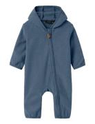 Nbnmeeko Fleece Suit1 Outerwear Fleece Outerwear Fleece Suits Navy Nam...