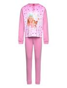 Pyjama Pyjamassæt Pink Barbie
