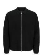 Jprblabradfort Knit Cardigan Tops Knitwear Full Zip Jumpers Black Jack...