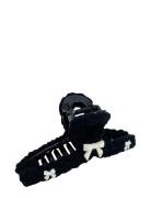 Maryam Bow Clamp Black Accessories Hair Accessories Hair Claws Black P...