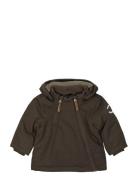 Nylon Baby Jacket - Solid Outerwear Jackets & Coats Anoraks Brown Mikk...