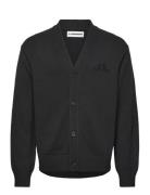 Eddy Wool Blend Cardigan Tops Knitwear Cardigans Black J. Lindeberg