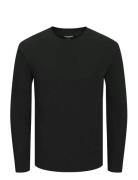 Jjeorganic Basic Tee Ls O-Neck Noos Tops T-Langærmet Skjorte Black Jac...