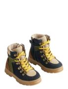 Bootie Toni Sport Tex Vinterstøvler Med Snøre Navy Wheat