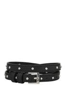 Nappa Stud Aria Belt Bælte Black Becksöndergaard