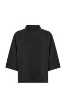 Sc-Banu Tops T-shirts & Tops Short-sleeved Black Soyaconcept
