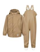 Oddy Set Outerwear Rainwear Rainwear Sets Beige MarMar Copenhagen