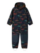 Nmmalfa08 Softshell Suit Aop 1Fo Noos Outerwear Coveralls Softshell Co...