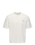 Onsles Classiques Caspian Ss Tee Tops T-Kortærmet Skjorte White ONLY &...