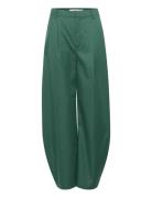 Gzcallia Mw Barrel Pants Bottoms Trousers Wide Leg Green Gestuz
