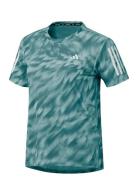 Otr Aop Tee W Tops T-shirts & Tops Short-sleeved Blue Adidas Performan...