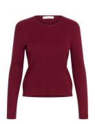 Leenahiw Ls Blouse Tops Blouses Long-sleeved Burgundy InWear