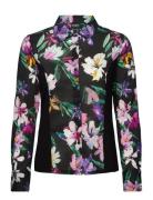 Costadillo Tops Shirts Long-sleeved Black Desigual