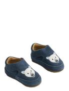 Pixi Indoor Shoe Slippers Hjemmesko Navy Wheat