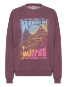 Lineup Over D Crew Sport Sweatshirts & Hoodies Sweatshirts Burgundy Ro...