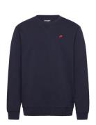 Sign Off Crew Tops Sweatshirts & Hoodies Sweatshirts Navy Wrangler