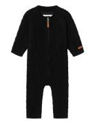 Nbmwrilla Wool Ls Knit Suit Langærmet Body Black Name It