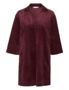 Sharripw Dr Knælang Kjole Burgundy Part Two