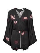Rodebjer Glory Bouquet Chine Designers Blouses Long-sleeved Black RODE...