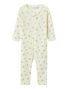 Nbfwang Wool Needle Nightsuit Noos Pyjamas Sie Jumpsuit Cream Name It