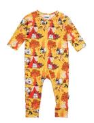 Camping Pyjamas Pyjamas Sie Jumpsuit Yellow MUMIN