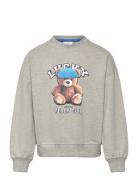 Tnpendra Os Sweatshirt Tops Sweatshirts & Hoodies Sweatshirts Grey The...