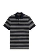 Stripe Structure Reg Polo Tops Polos Short-sleeved Black Tommy Hilfige...