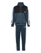 Hmljr Colorblock Tracksuit Sets Tracksuits Blue Hummel