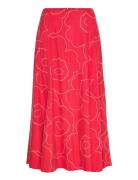 Muovaus Piirto Unikko Skirts Maxi Skirts Red Marimekko