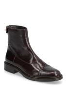 Boots Shoes Boots Ankle Boots Ankle Boots Flat Heel Brown Billi Bi