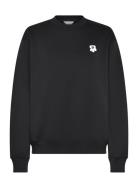 Leiot Unikko Placement Tops Sweatshirts & Hoodies Sweatshirts Black Ma...