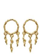 Mira Earring Ørestickere Smykker Gold Maanesten