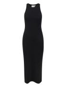 Drewgz Sl Long Dress Noos Knælang Kjole Black Gestuz