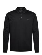 C-Paley 01 Tops Polos Long-sleeved Black BOSS