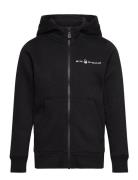 Jr Bowman Logo Zip Hood Tops Sweatshirts & Hoodies Hoodies Black Sail ...