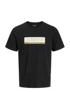 Jorinwood Block Brand Tee Ss Cn Noos Jnr Tops T-Kortærmet Skjorte Blac...